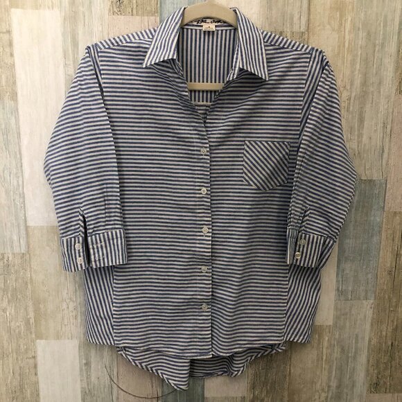 LILIS CLOSET Anthropologie Striped Blouse - Picture 1 of 10